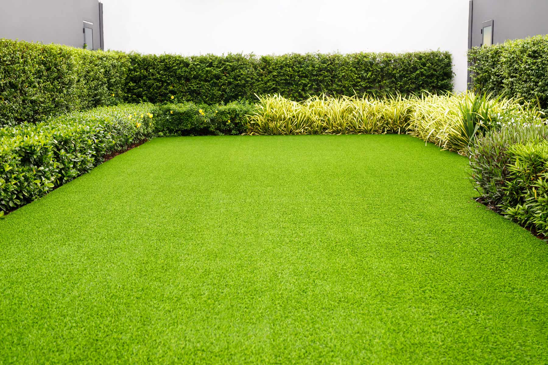 artificial turf is low maintenance